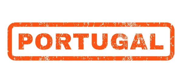 Portugália gumibélyegző — Stock Vector