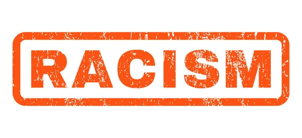 Ο ρατσισμός από καουτσούκ σφραγίδα — Διανυσματικό Αρχείο