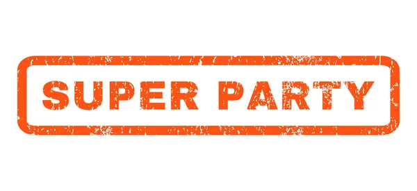 Super-Party-Stempel — Stockvektor