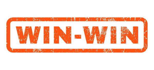 Резиновая марка Win-Win — стоковый вектор