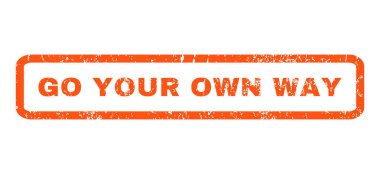 Kendi şekilde lastik damgası git