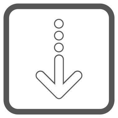 Vektör simgesi bir çerçeve içinde gönderin