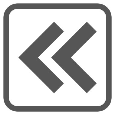 Shift Sol vektör simgesi bir çerçeve içinde