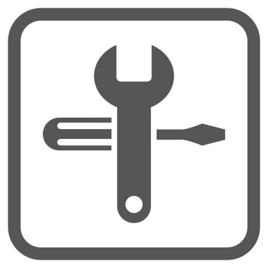 Vektör simgesi bir çerçeve içinde ayarlama