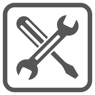 Vektör simgesi bir çerçeve içinde ayarlama