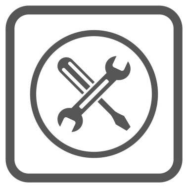 Vektör simgesi bir çerçeve içinde ayarlama