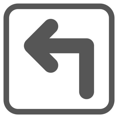 Sol vektör simge bir çerçevede açmak