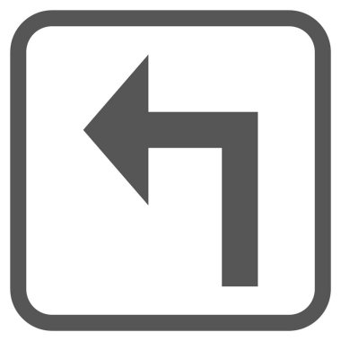 Sol vektör simge bir çerçevede açmak