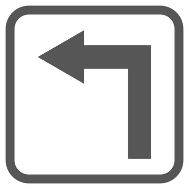 Sol vektör simge bir çerçevede açmak