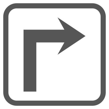 Doğru vektör simge bir çerçevede açmak