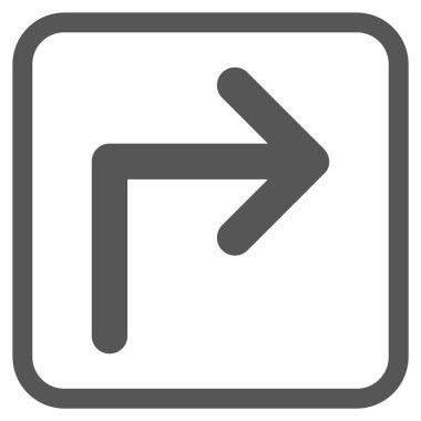 Doğru vektör simge bir çerçevede açmak