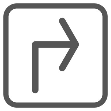 Doğru vektör simge bir çerçevede açmak