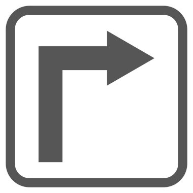 Doğru vektör simge bir çerçevede açmak