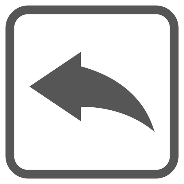 Visszavonás: vektor ikonjára a keretben — Stock Vector