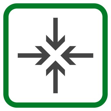 Oklar vektör simgesi bir çerçeve içinde azaltmak