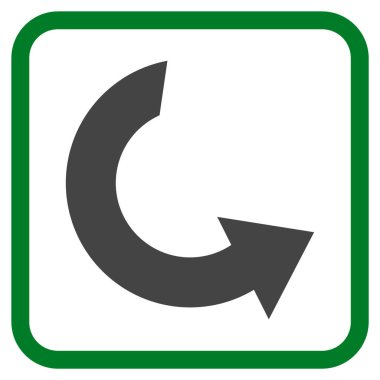 Bir çerçeve içinde CCW vektör simge döndürmek