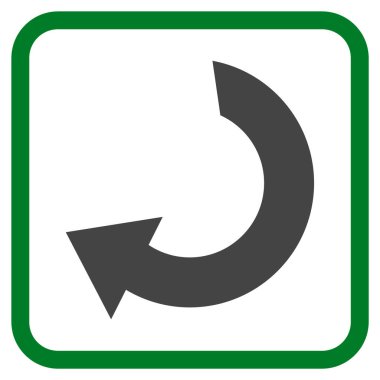 Vektör simgesi bir çerçeve içinde döndürme