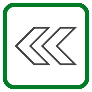 Shift Sol vektör simgesi bir çerçeve içinde