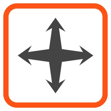 Bir çerçeve içinde vektör simgesini genişletin