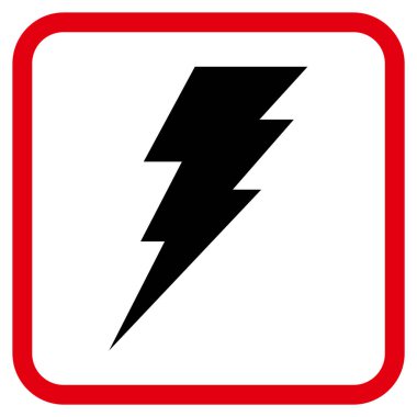 Vektör simgesi bir çerçeve içinde yürütmek