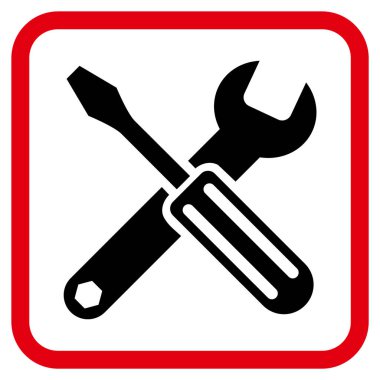 Seçenekleri vektör simgesi bir çerçeve içinde