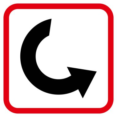 Bir çerçeve içinde CCW vektör simge döndürmek