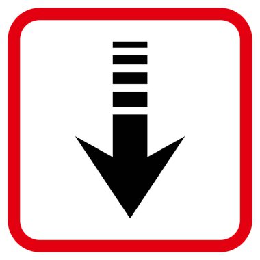 Vektör simgesi bir çerçeve içinde gönderin