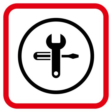 Vektör simgesi bir çerçeve içinde ayarlama