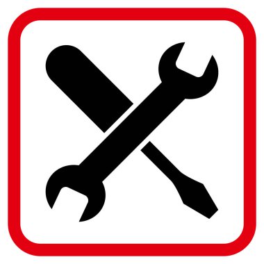 Vektör simgesi bir çerçeve içinde ayarlama