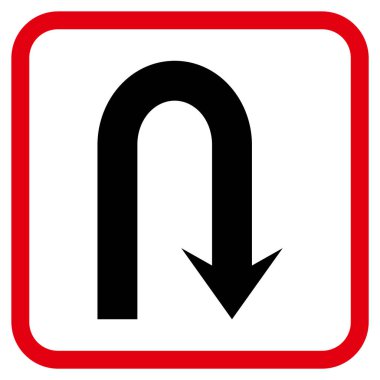 Geri vektör simge bir çerçevede açmak