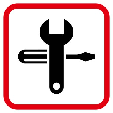 Vektör simgesi bir çerçeve içinde ayarlama