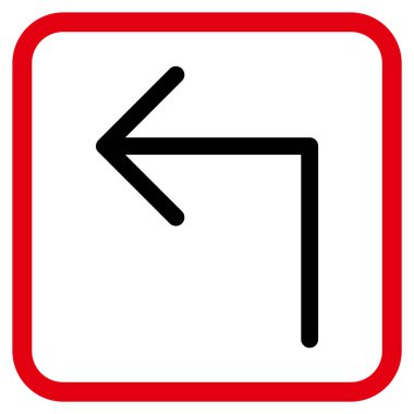 Sol vektör simge bir çerçevede açmak