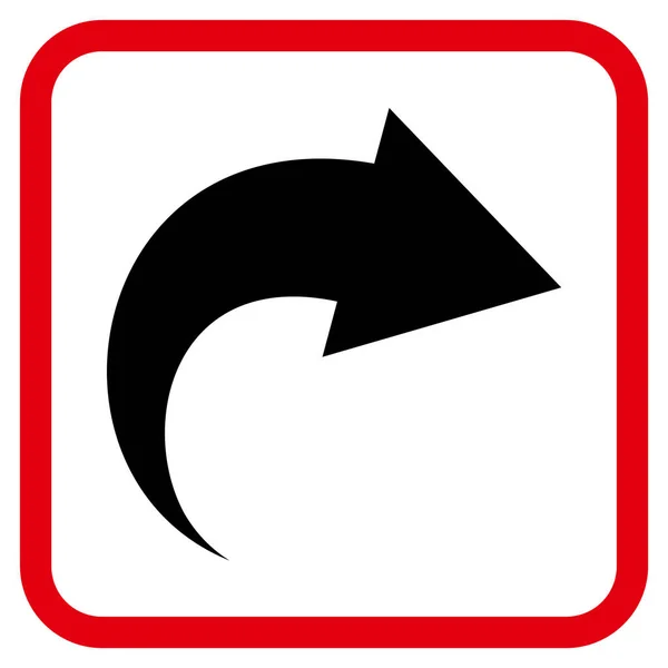 Redo Vector Icon In a Frame — Stock Vector