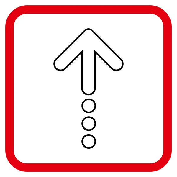 Envoyer Icône vectorielle dans un cadre — Image vectorielle