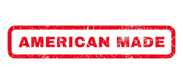 Αμερικανός έκανε καουτσούκ σφραγίδα — Διανυσματικό Αρχείο