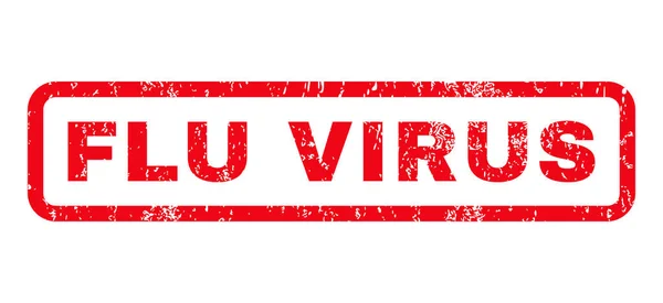 Chřipka Virus razítko — Stockový vektor