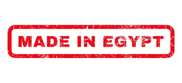 Hecho en Egipto sello de goma — Vector de stock