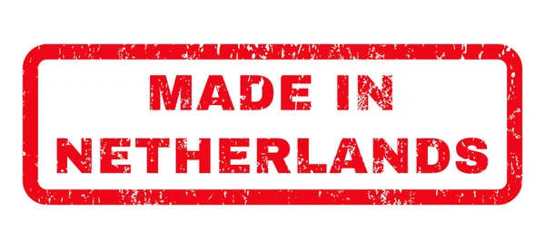 Made In Netherlands Rubber Stamp — Stock Vector