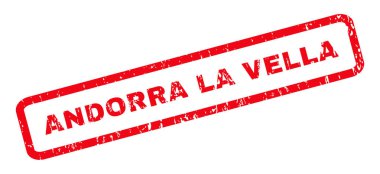 Andorra La Vella Rubber Stamp