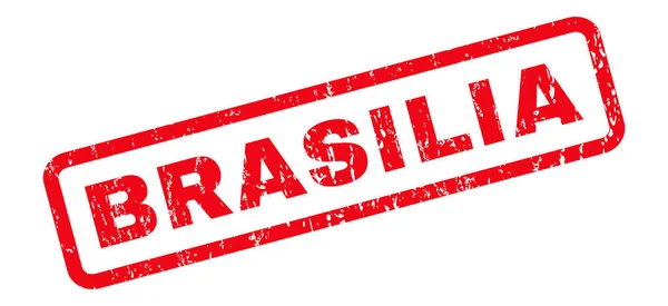 Brasilia Timbro di gomma — Vettoriale Stock