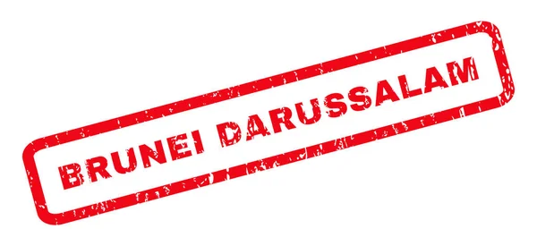 Μπρουνέι Νταρουσαλάμ καουτσούκ σφραγίδα — Διανυσματικό Αρχείο