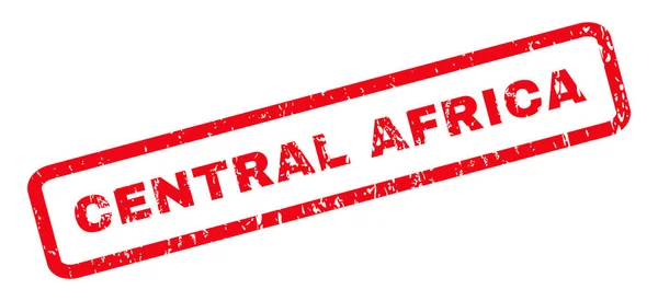 Carimbo de borracha da África Central — Vetor de Stock