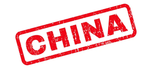 Sello de goma CHINA — Vector de stock