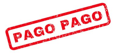 Pago Pago Rubber Stamp