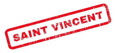 Saint Vincent kauçuk Stamp