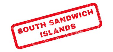 Lastik damgası Güney Sandwich Adaları
