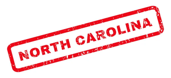 North Carolina Rubber Stamp — Stock Vector