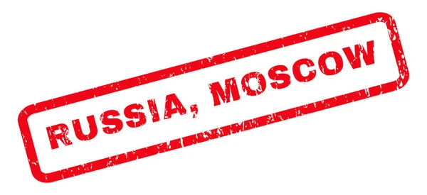 Rusia Moscú Sello de goma — Vector de stock