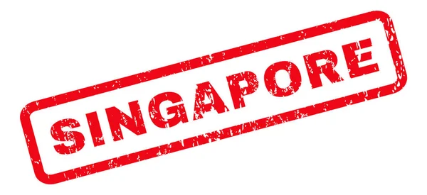 Selo de borracha de Singapura —  Vetores de Stock