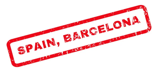 España Barcelona Sello de goma — Vector de stock